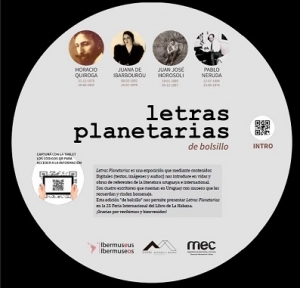Exposición Letras Planetarias se presenta en la Feria Internacional del Libro de La Habana.