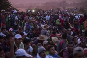 Caravana de los migrantes, muestra fotográfica