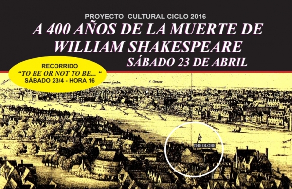 El Cementerio Británico conmemora el 400º aniversario de la muerte de William Shakespeare