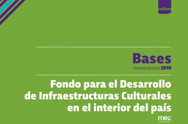 Atenci&oacute;n: la convocatoria para Fondos de Infraestructuras Culturales en el interior est&aacute; a punto de finalizar.