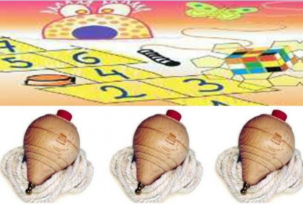 Muestra de juegos y juguetes artesanales en el Museo Pedag&oacute;gico. Organiza INAU.