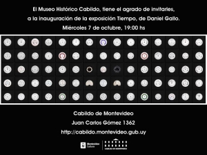 Exposici&oacute;n "Tiempo" en el Cabildo de Montevideo