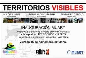 15 de noviembre: Inaugura 'Territorios Visibles' en el MUART de Tacuaremb&oacute;