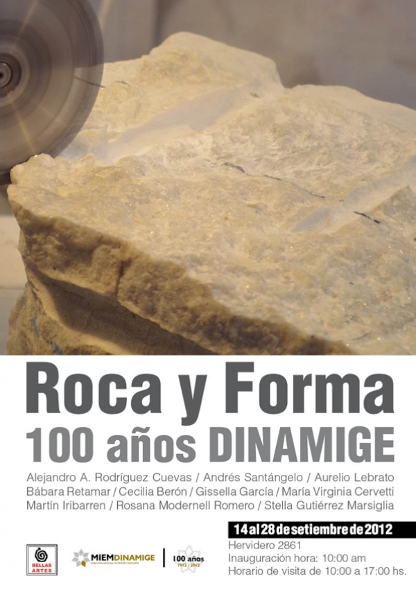 Inaugura exposici&oacute;n "Roca y Forma. 100 a&ntilde;os DINAMIGE".
