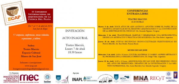 II Congreso Internacional de Arqueolog&iacute;a de la Cuenca del Plata.