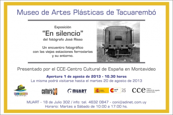 Inaugura exposición fotográfica en el Museo de Artes Plásticas de Tacuarembó.