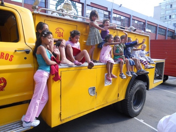 Visitas de estudiantes al Museo de Bomberos