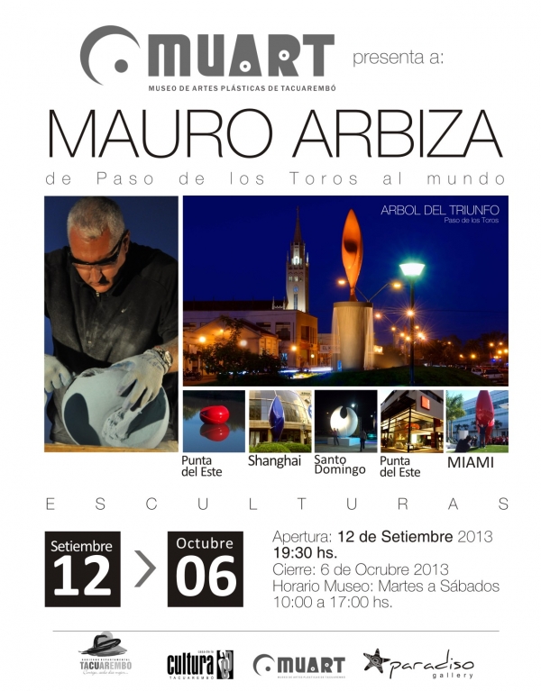 Exposición de Mauro Arbiza en el MUART de Tacuarembó.