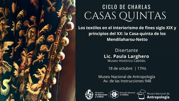 El Museo Nacional de Antropolog&iacute;a est&aacute; realizando un ciclo de charlas sobre Casas quintas