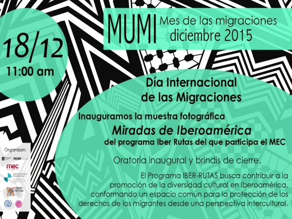 Se viene el D&iacute;a Internacional de las Migraciones en el MUMI