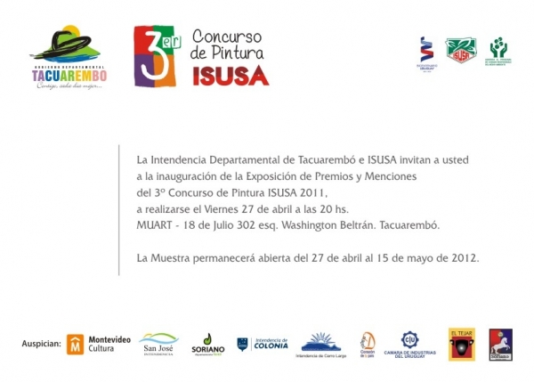 Entrega de premios de concurso de pintura en MUART.