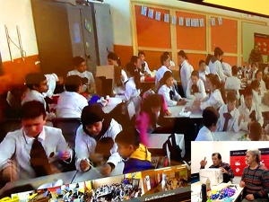 Escuela participando de Artistas en el Aula