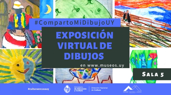 ¡Pasen y vean! Inauguración de Sala Cinco de la exposición virtual #CompartoMiDibujoUY.