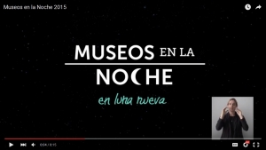 Mir&aacute; el spot de #MuseosEnLaNoche 2015