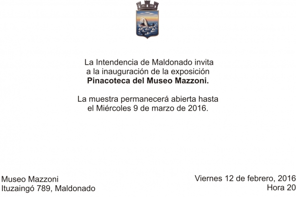 Exposici&oacute;n de pinacoteca del Museo Mazzoni.