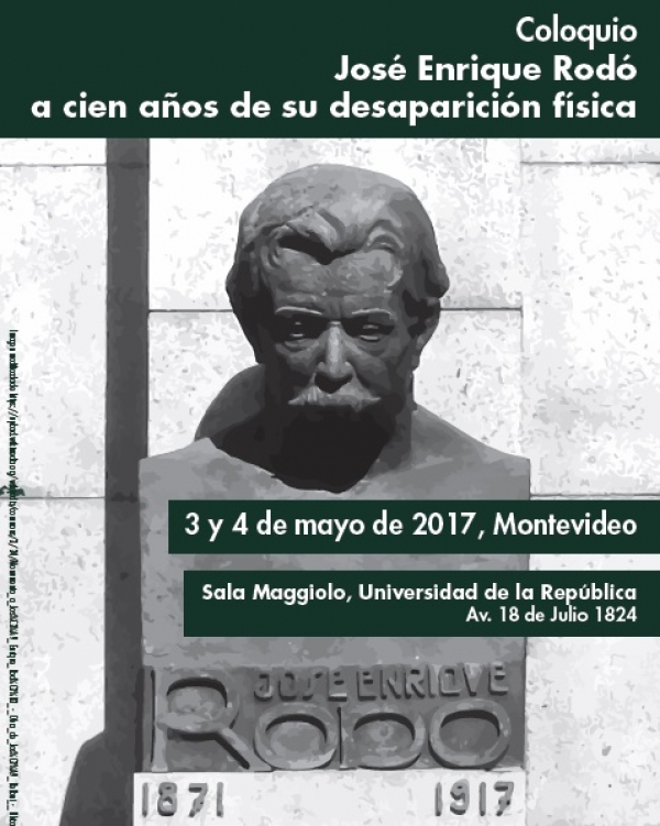 Coloquio sobre Rodó organizado por la Facultad de Humanidades.