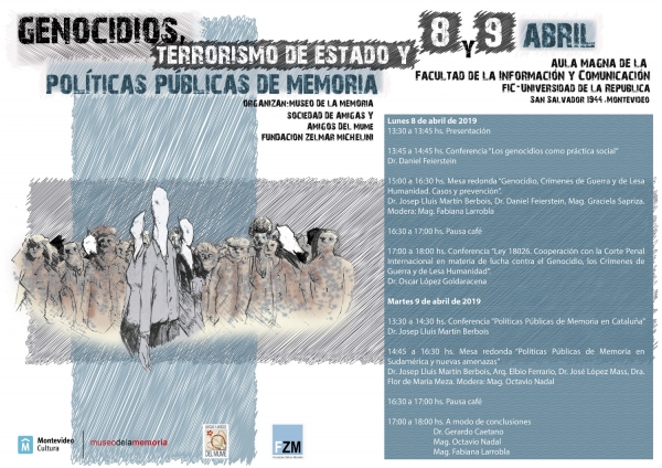 Conferencia: Genocidios, terrorismo de estado y pol&iacute;ticas p&uacute;blicas de memoria