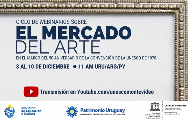 El Mercado del Arte, ciclo de webinarios de UNESCO y Comisión de Patrimonio