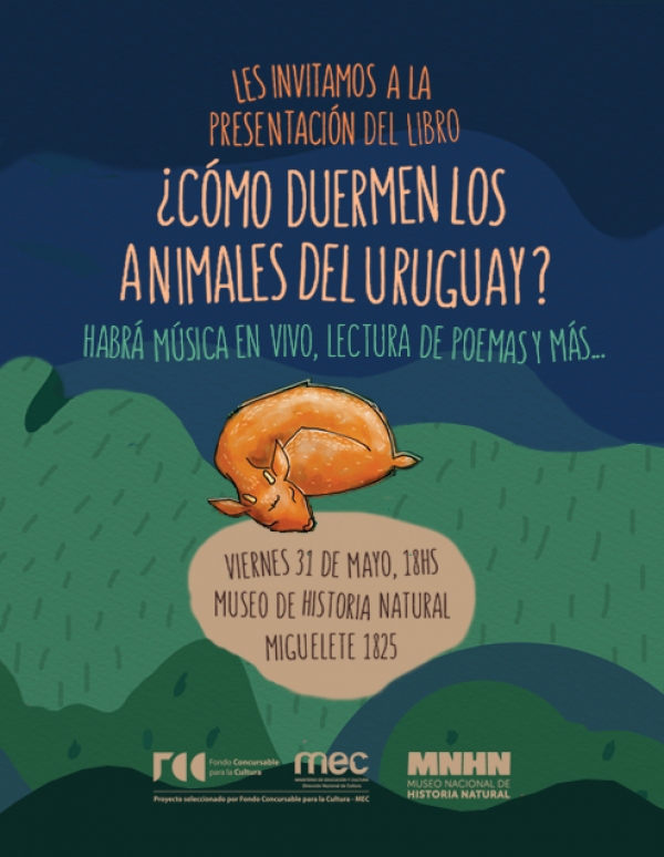 Se presenta ¿Cómo duermen los animales del Uruguay?  en el MNHN