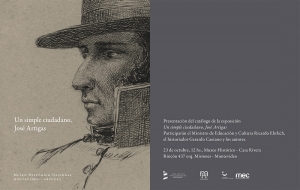 Presentaci&oacute;n del cat&aacute;logo de la exposici&oacute;n Un simple ciudadano, Jos&eacute; Artigas.