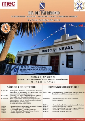 Actividades en el Museo Naval por el D&iacute;a del Patrimonio.