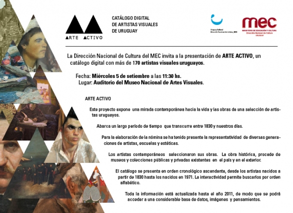 Invitaci&ograve;n ARTE ACTIVO