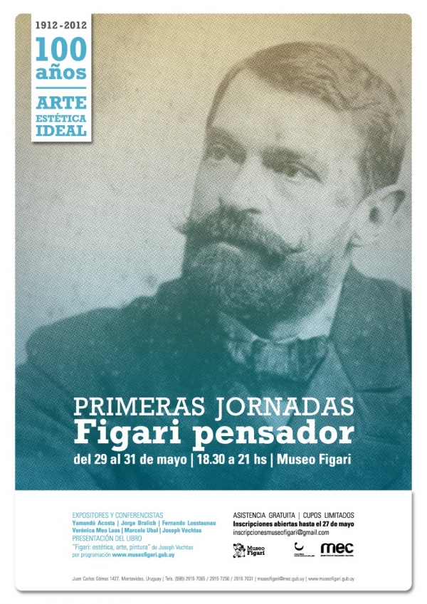 Primeras Jornadas &quot;Figari Pensador: a 100 años de Arte, Estética, Ideal&quot; en Museo Figari.