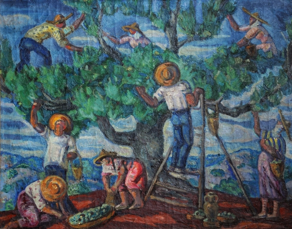 Carlos Alberto Castellanos en el Museo de Artes Decorativas Palacio Taranco.