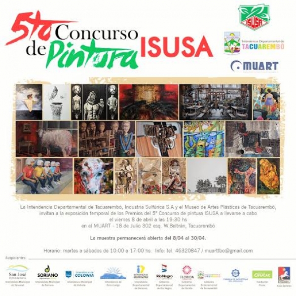 El MUART de Tacuarembó presenta la 5ª edición de los Premios ISUSA