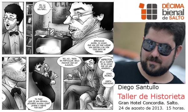 D&eacute;cima Bienal de Salto. Taller de Historieta con Diego Santullo.