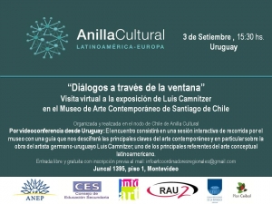 Visita virtual a la exposici&oacute;n de Camnitzer en el MAC de Chile. Martes 3 de setiembre a las 15:30 hs.