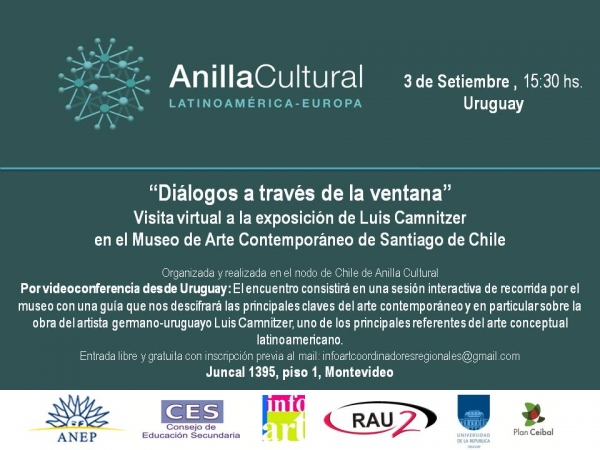 Visita virtual a la exposición de Camnitzer en el MAC de Chile. Martes 3 de setiembre a las 15:30 hs.