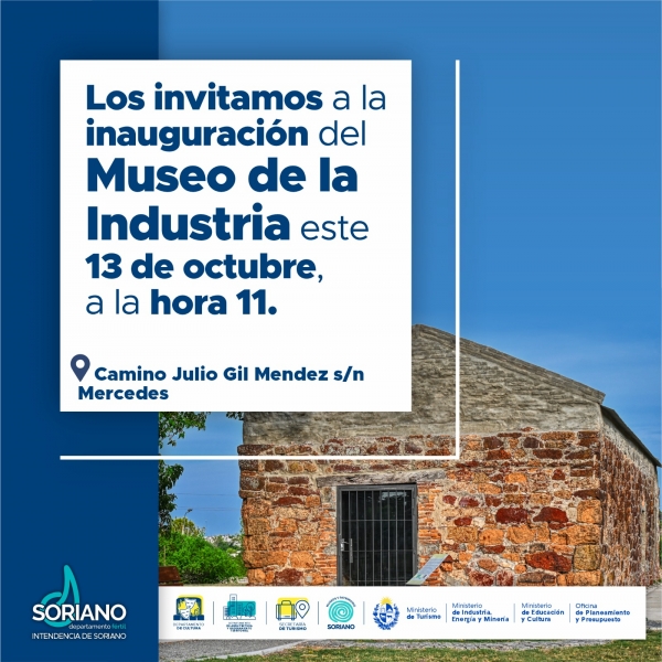 En Mercedes inaugura la segunda etapa del Museo de la Industria