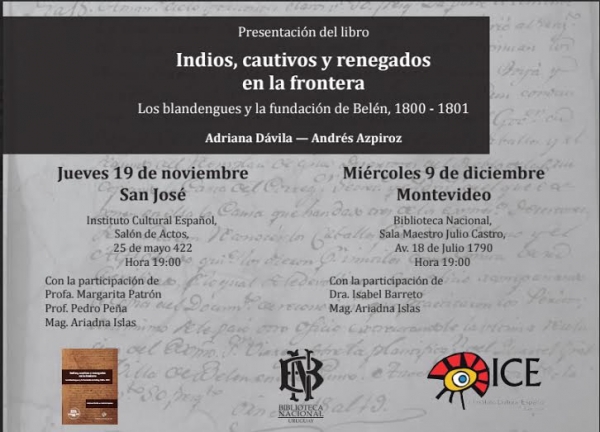 Presentación del libro &quot;Indios, cautivos y renegados en la frontera&quot;